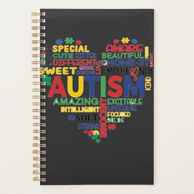 Agenda corazon autismo (Anverso)