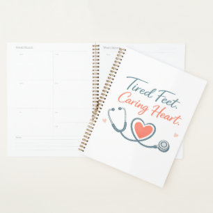 Agenda Corazón Cuidado Pies Cansados – Diseño de Agradeci