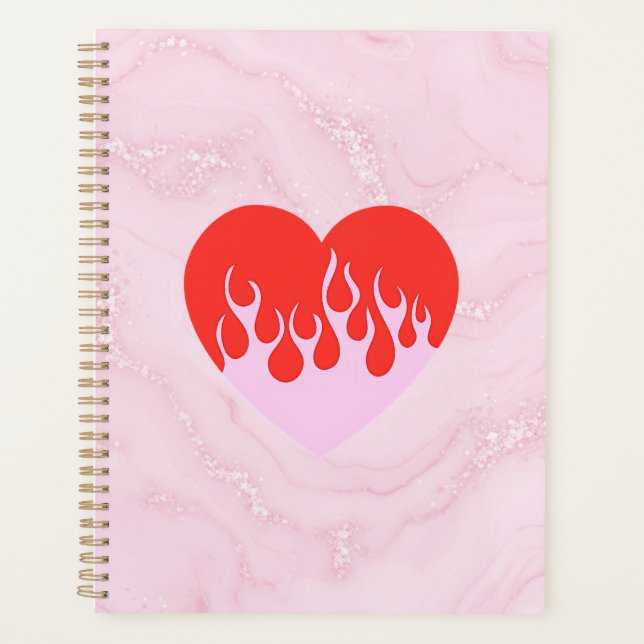 Agenda Corazón de Fuego (Anverso)