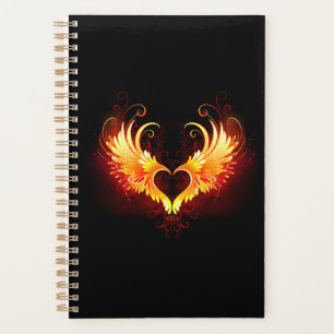 Agenda Corazón de Fuego Ángel con Alas