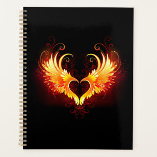 Agenda Corazón de Fuego Ángel con Alas