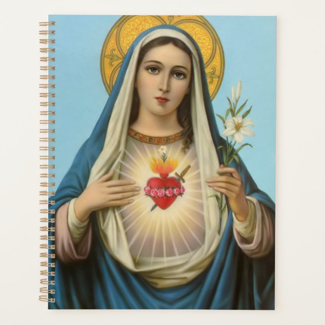 Agenda Corazón de María Nuestra Señora Santa María Madre  (Anverso)