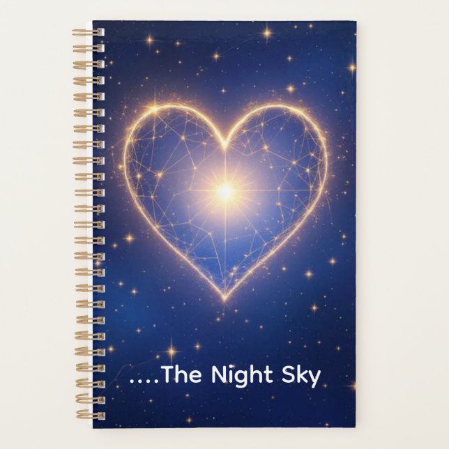 Agenda Corazón del cielo nocturno (Anverso)