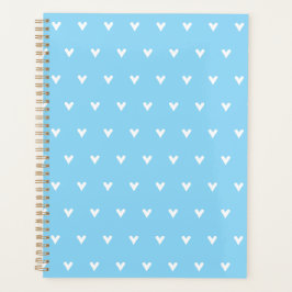 Agenda corazón pequeño y colorido lindo