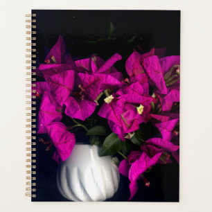 Agenda Corazón rosado en negro