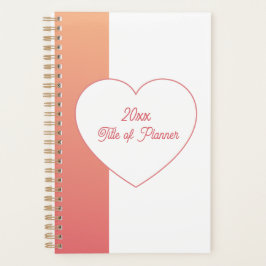 Agenda Corazones de Atardecer