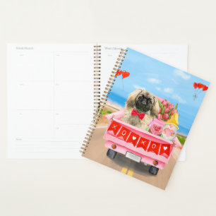 Agenda Corazones de camiones de El día de San Valentín de