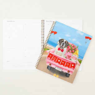 Agenda Corazones de camiones El día de San Valentín de Pe