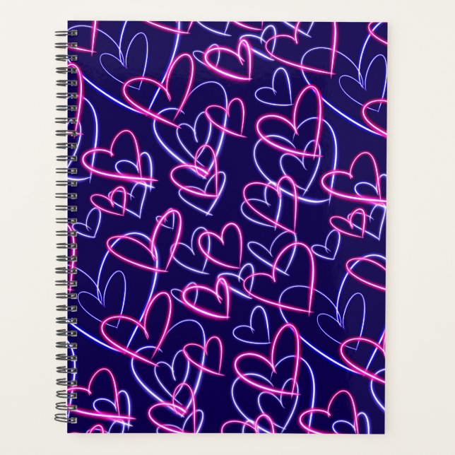 Agenda Corazones eléctricos brillan  (Anverso)