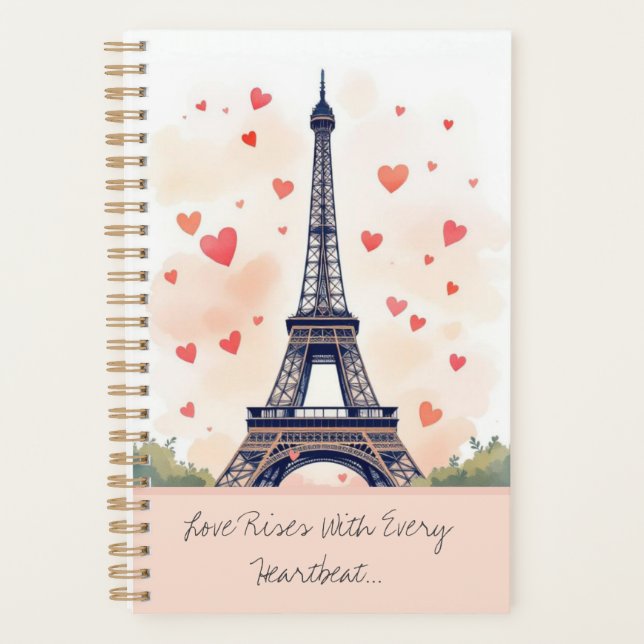 Agenda Corazones sobre París (Anverso)