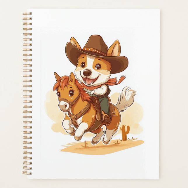 Agenda Corgi Vaquero � Perro Rodeo Occidental (Anverso)