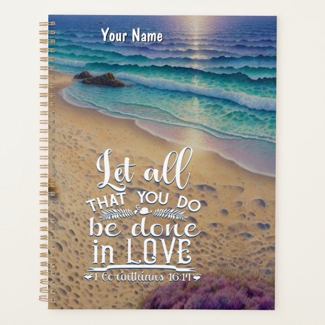 Agenda Corintios 16-14 Amor (Anverso)