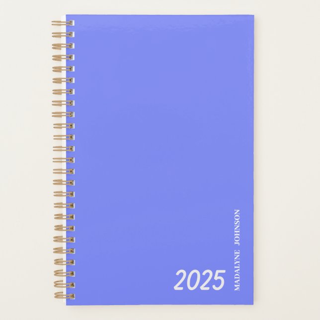 Agenda Cornflower Blue Dated My Daily Planner (Anverso)