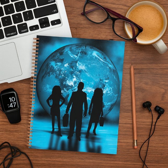 Agenda Corporate Team Silhouette Futuristic Business (Subido por el creador)