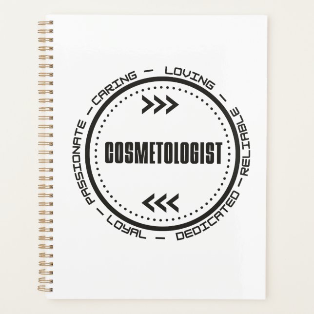 Agenda Cosmetólogo asombroso (Anverso)