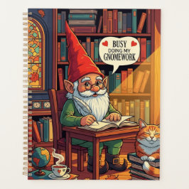 Agenda Cosy gnome haciendo su gnometría