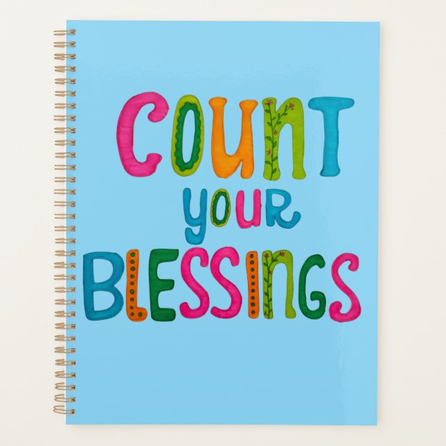 Agenda Count your Blessings (Anverso)