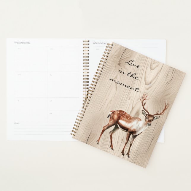 Agenda Country Faux Wood Deer (Demostración)