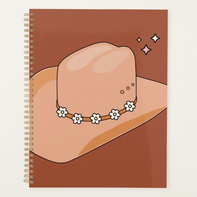 Agenda Cowboy Gorra Rust Terracotta (Anverso)