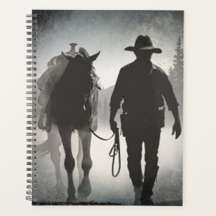 Agenda Cowboy Horse Silhouette