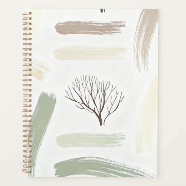 Agenda Cozy  Minimal Winter Aesthetic Pattern   (Anverso)