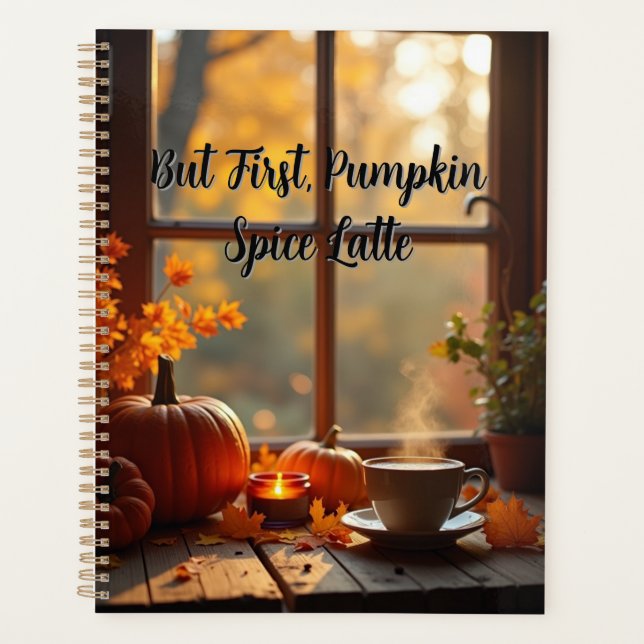 Agenda Cozy Pumpkin Autumn Leaves (edición estacional) (Anverso)