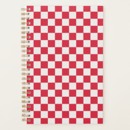 Agenda Cranberry fizz checkerboard pattern