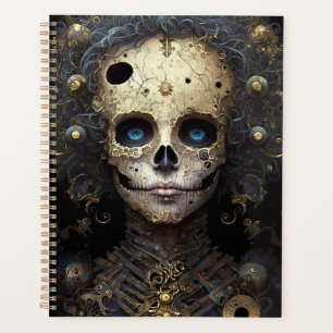 Agenda Cráneo espeluznante Arte gótico oscuro de fantasía