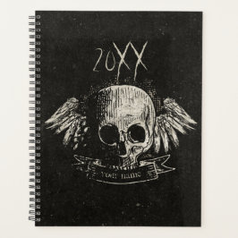 Agenda Cráneo grueso grande con alas 2022