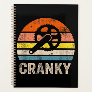 Agenda Cranky Vintage Sun Funny Amantes de la bicicleta C