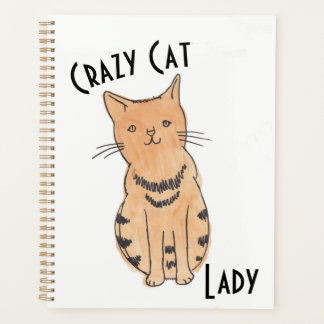 Agenda Crazy Cat Lady Planner