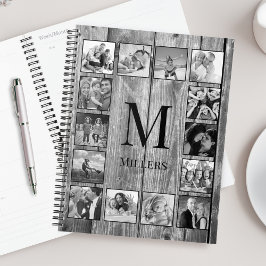 Agenda Crea tu Collage de fotos Personalizado Rustic Farm
