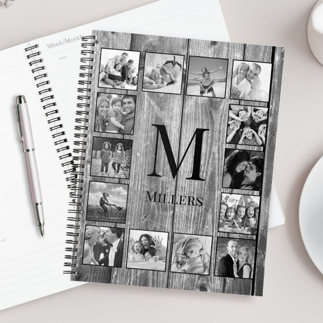 Agenda Crea tu Collage de fotos Personalizado Rustic Farm (Subido por el creador)