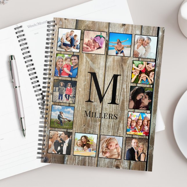 Agenda Crea tu Collage de fotos Personalizado Rustic Farm (Subido por el creador)