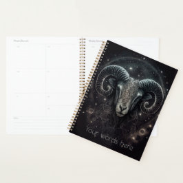 Agenda Crea tu propia astrología mística Aries Zodiac
