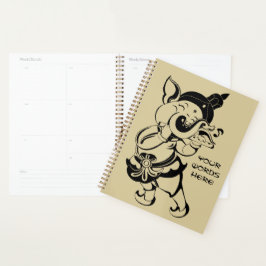 Agenda Crea tu propia flauta de ganesh de oro y negro