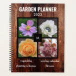 Agenda Crea tu propia foto de jardín rústico<br><div class="desc">Crea tu propio planificador de fotos de jardín rústico. Puede personalizarlo y agregar sus propias fotos al frente,  añadir su monograma,  texto y año.</div>