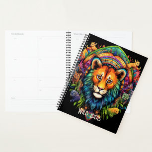 Agenda Crea tu propia jungla de leones tribales de Boho