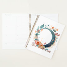 Crea tu propia luna floral rosa y dorada