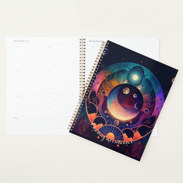 Agenda Crea tu propia luna mística de arco iris creciente (Demostración)
