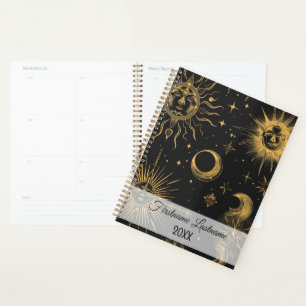 Agenda Crea tu propia luna y estrellas celestes surrealis