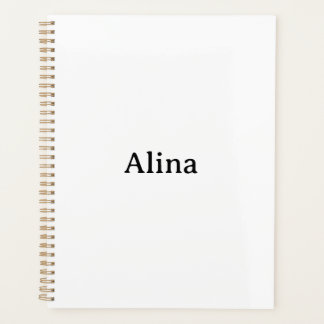 Agenda Crea tu propia marca simple estándar 8,5 ″ x 11 ″