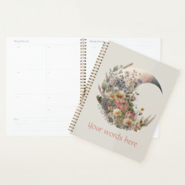 Agenda Crea tu propia medialuna floral elísea