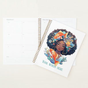 Agenda Crea Tu Propia Mujer Afroamericana Piscis