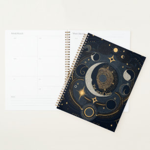 Agenda Crea tu propia plata y oro celestial lunar