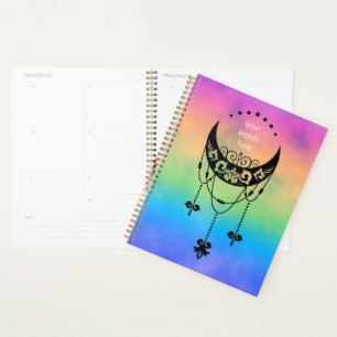 Agenda Crea tu propia silueta filigrí Boho Moon