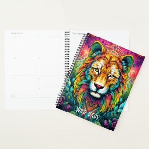 Agenda Crea tu propio animal tribal del tótem del tigre