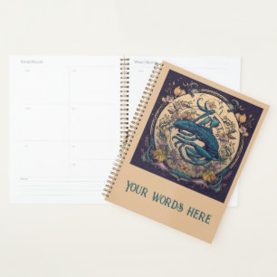 Agenda Crea tu propio Art Nouveau Scorpio Zodiac