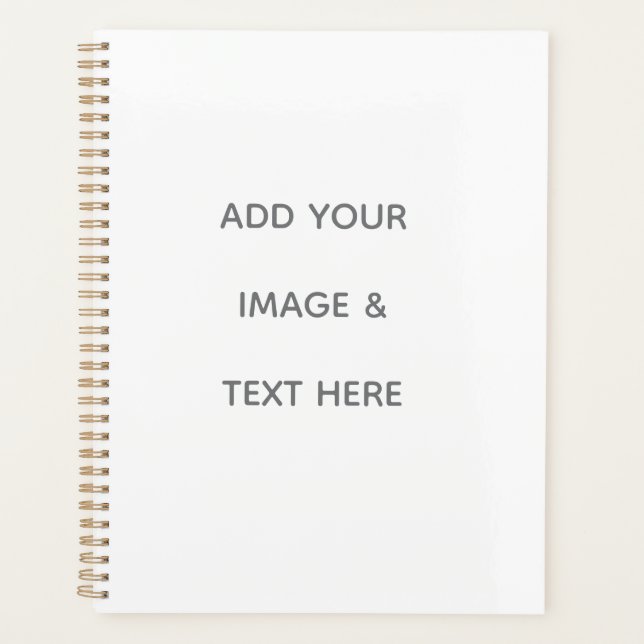 Agenda Crea tu propio blanco  (Anverso)