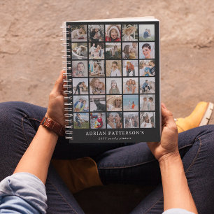 Agenda Crea tu propio calendario anual de collage de 30 f